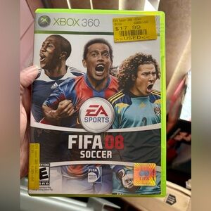 EA SPORTS FIFA 08 Soccer Video Game - Red, Blue, Black